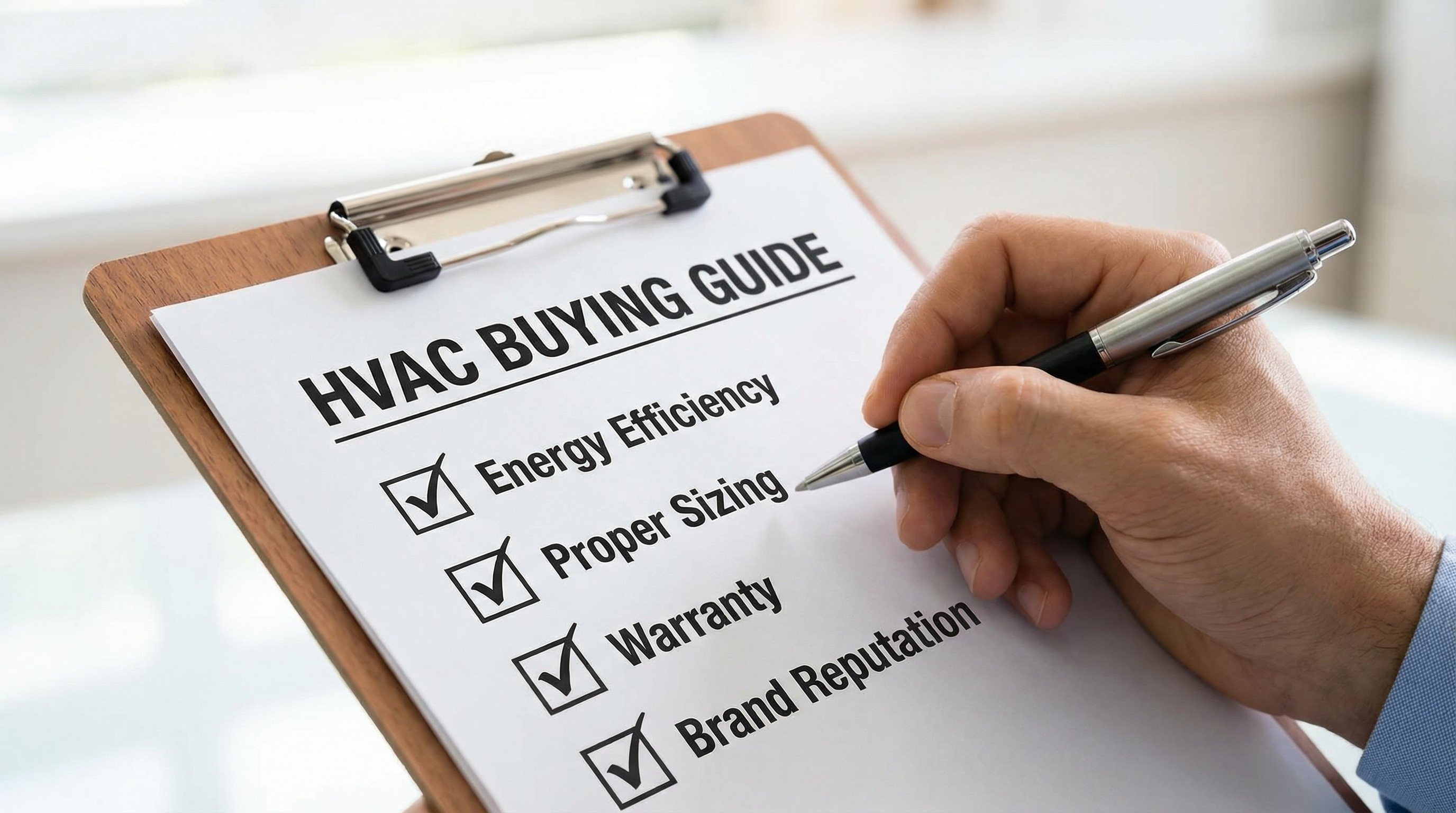 HVAC replacement cost checklist with permits rebates and HERS testing