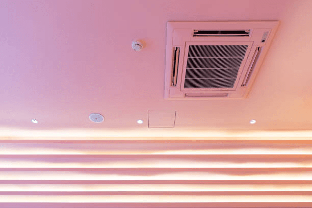 hvac with integrated uv lighting